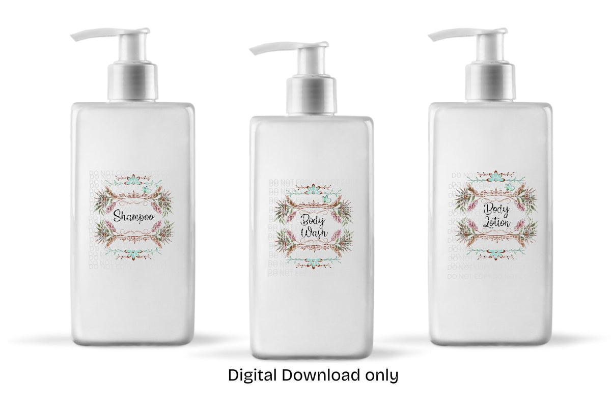 Bathroom Digital Files PNG SVG PDF JPG Format