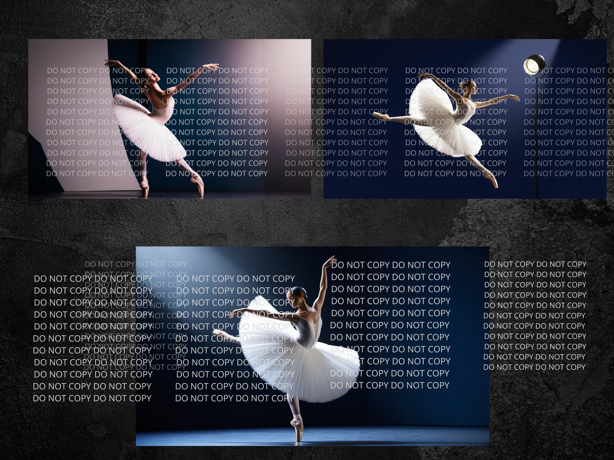 Ballerina Digital Art in PDF SVG PNG File Formats