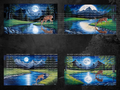 Deer at Night Digital Art in SVG PNG File Formats