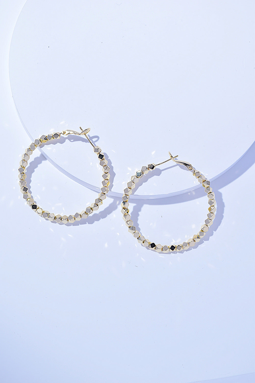 Vvan Alloy Hoop Earrings *