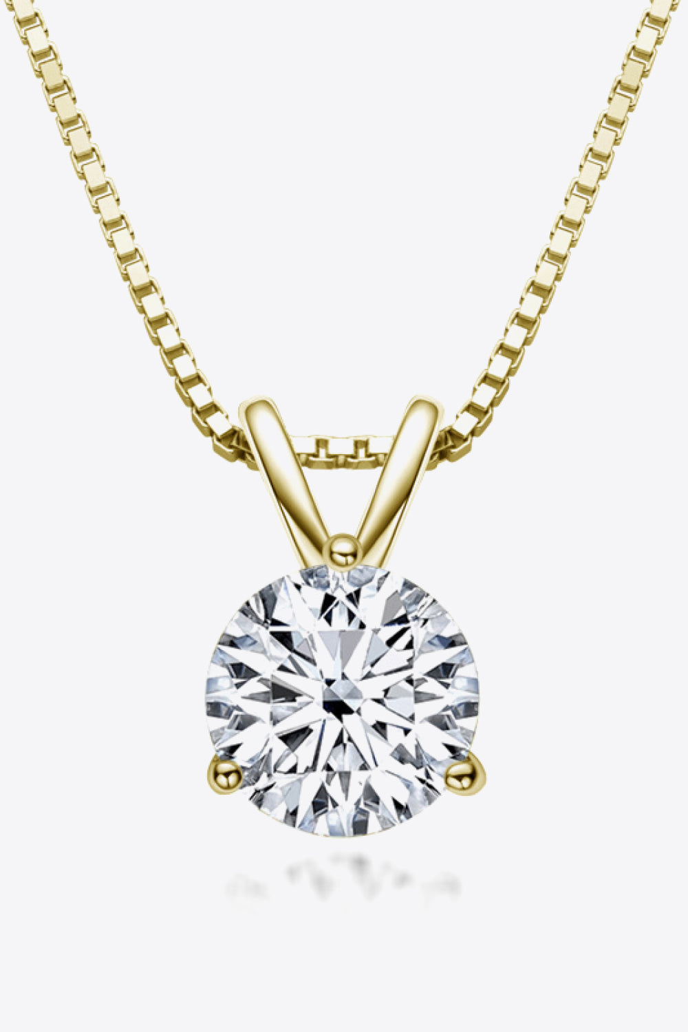 Adored Show Off 1 Carat Moissanite Pendant Necklace *