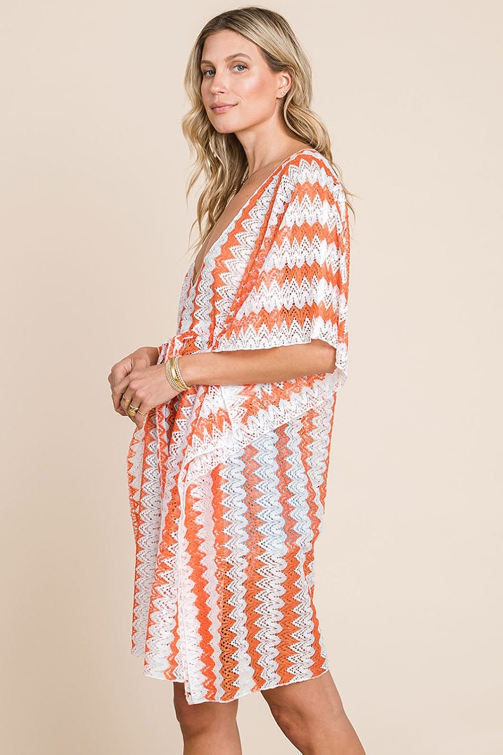 Cotton Bleu by Nu Label Multi Crochet Lace Cover Up *