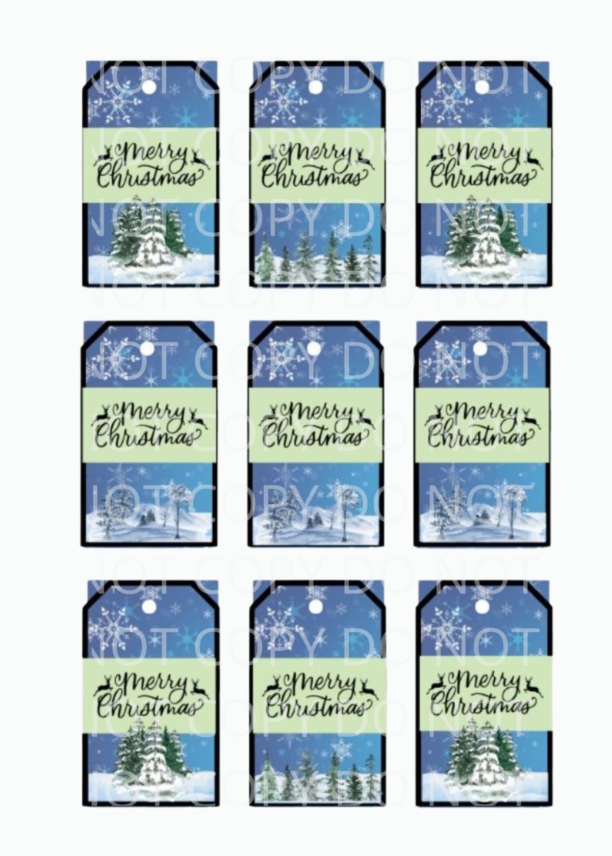 Printable Christmas Gift Tags Bundle – 12 Sheets of Assorted Buffalo Plaid, Farmhouse & Classic Holiday Gift Labels (PNG, JPG, PDF, SVG, PPTX)
