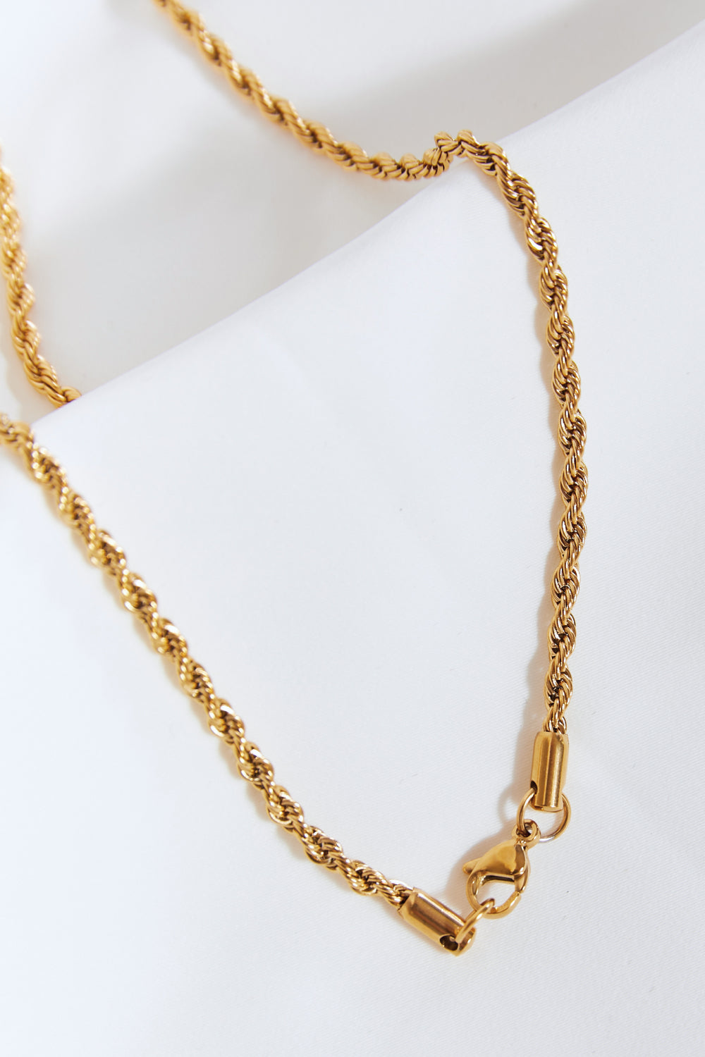 GNJ Brass Lightning Pendant Necklace *
