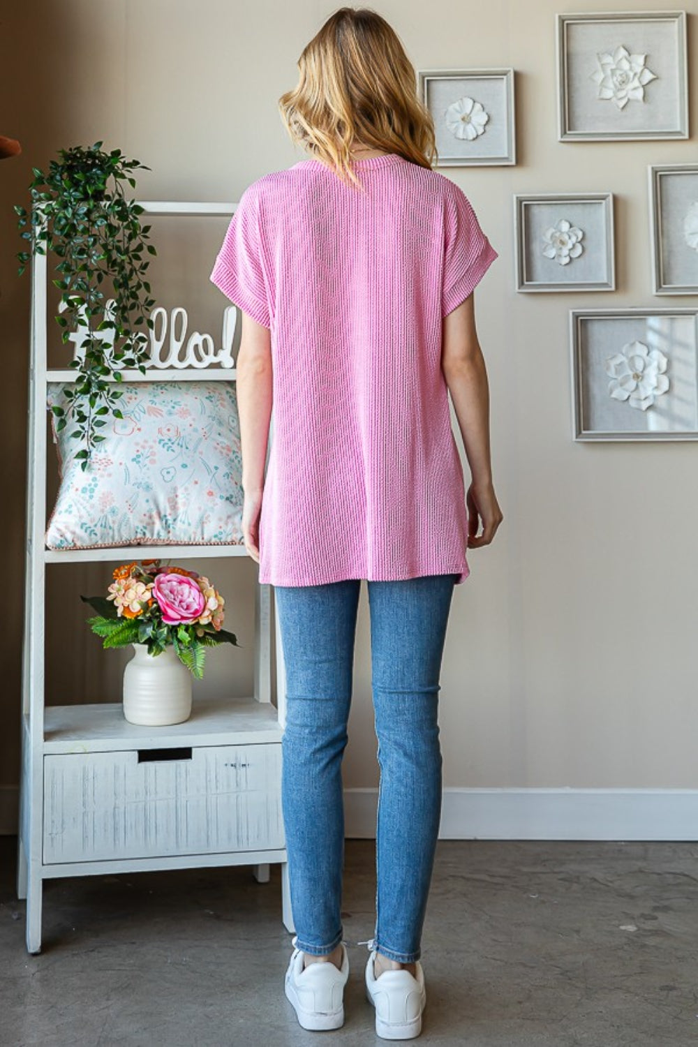 Heimish Full Size Letter Graphic Short Sleeve T-Shirt *