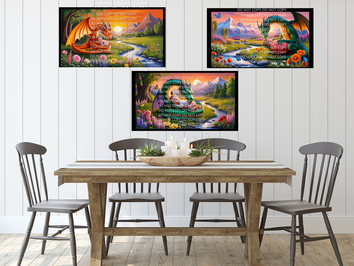 Dragon With a Human Baby Digital Art in PDF SVG PNG File Formats