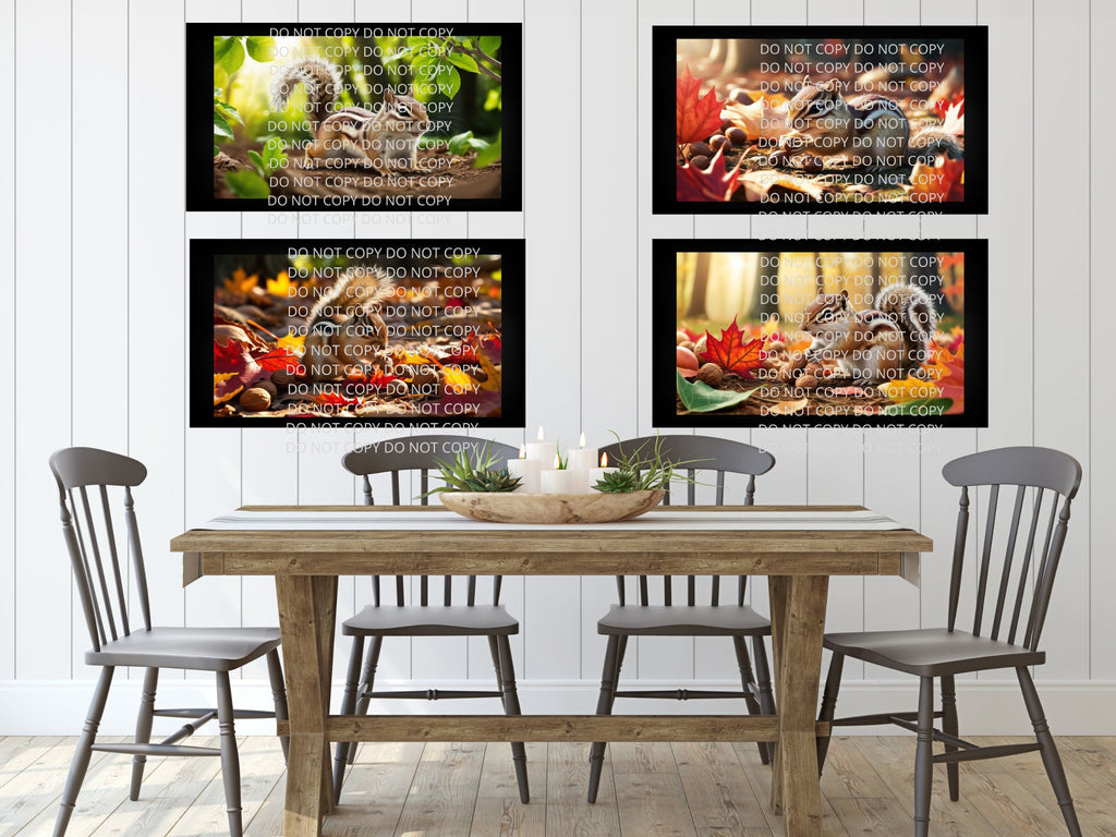 Chipmunk Digital Art in PDF SVG PNG File Formats