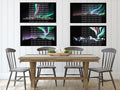 Northern Lights Digital Art in PDF SVG PNG File Formats