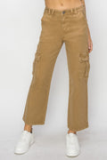 Risen Full Size High Rise Cargo Jeans *