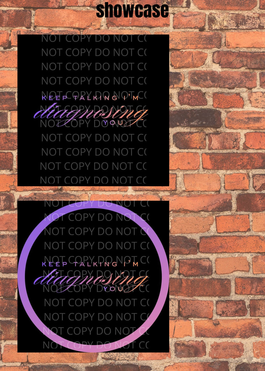 "Keep Talking I'm Diagnosing You" Printable Sticker Collection – 17 Multi-Style Sheets, 6 High-Quality File Formats Instant Download