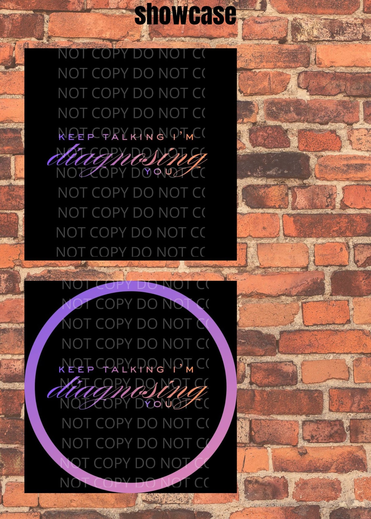 "Keep Talking I'm Diagnosing You" Printable Sticker Collection – 17 Multi-Style Sheets, 6 High-Quality File Formats Instant Download