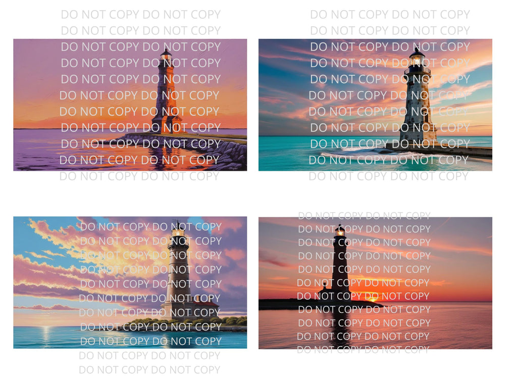 Lighthouse Digital Art in PDF SVG PNG File Formats