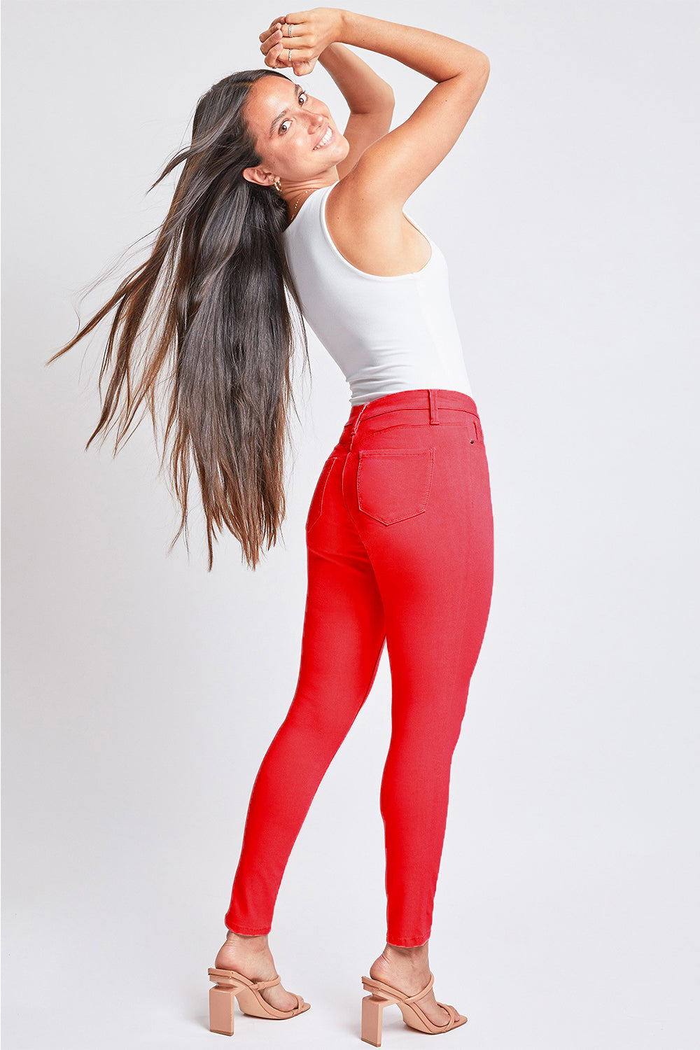 YMI Jeanswear Full Size Hyper-stretch Mid-Rise Skinny Jean *