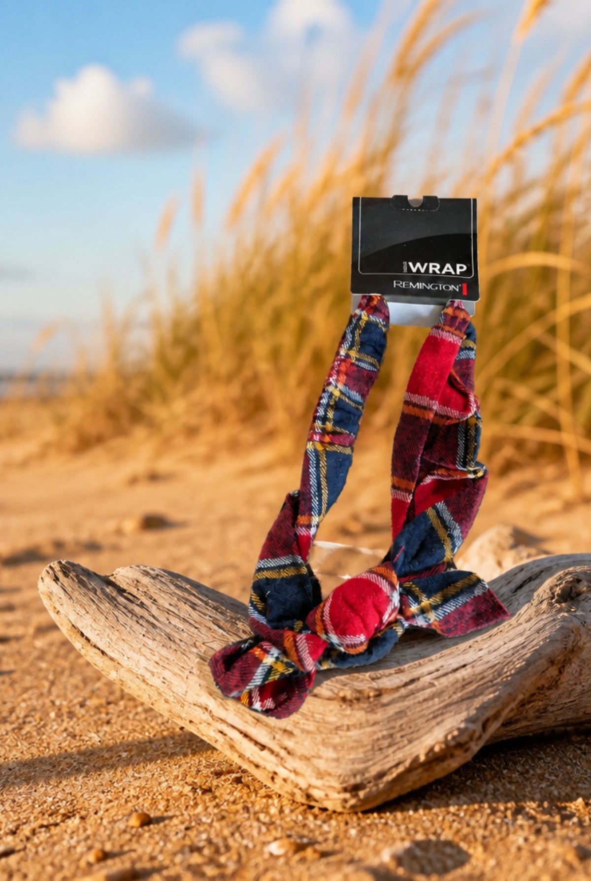 Remington Sweater Plaid Knot Headwrap