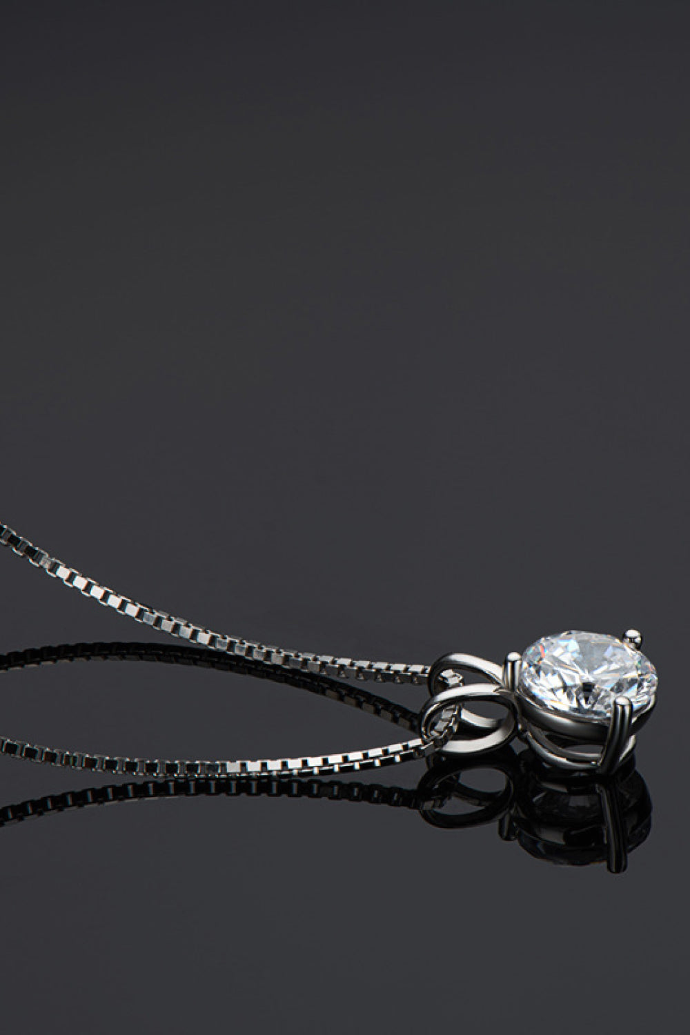 Adored Show Off 1 Carat Moissanite Pendant Necklace *