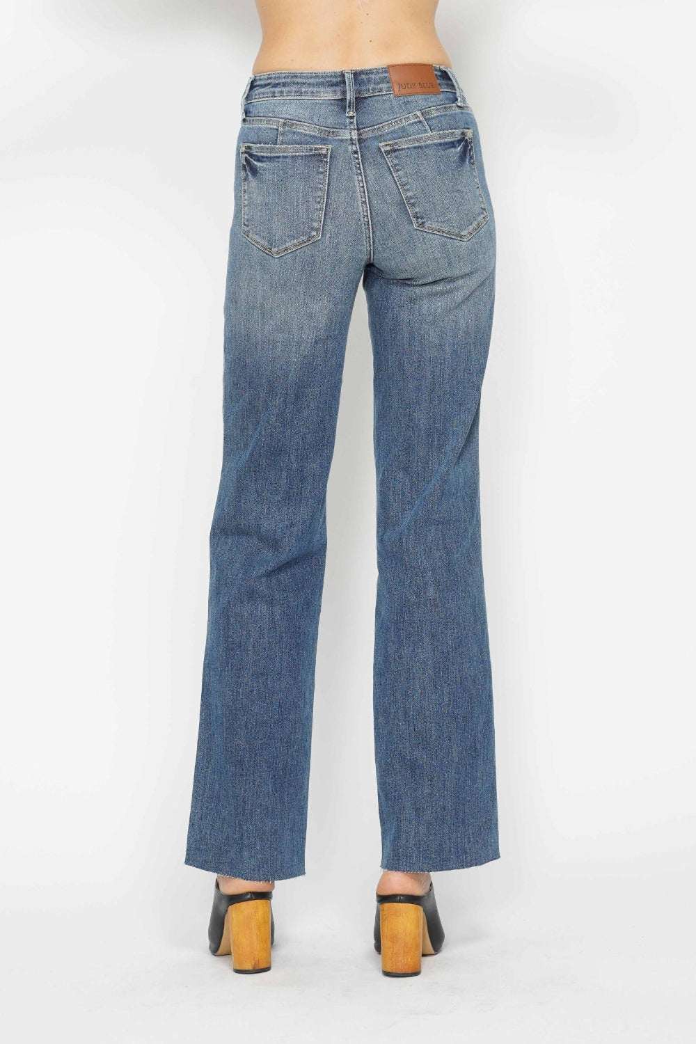 Judy Blue Full Size Tummy Control Straight Jeans *