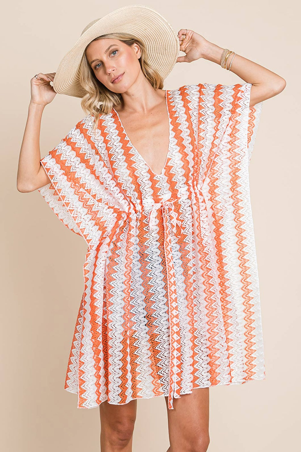 Cotton Bleu by Nu Label Multi Crochet Lace Cover Up *