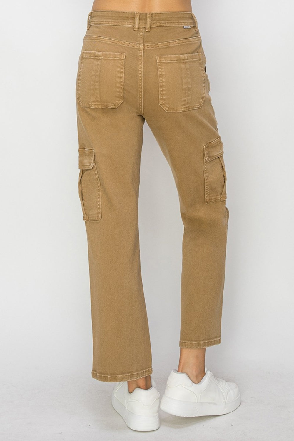 Risen Full Size High Rise Cargo Jeans *