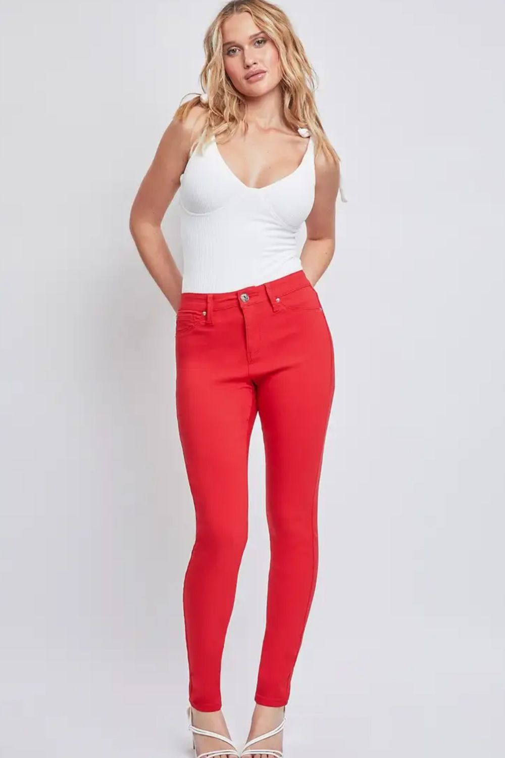 YMI Jeanswear Full Size Hyper-stretch Mid-Rise Skinny Jean *