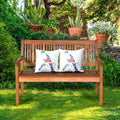 FarmHome Slatted 2 Seater Garden Eucalyptus Bench *