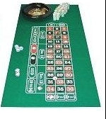 Roulette & Craps 2-Sided Casino Felt Layout