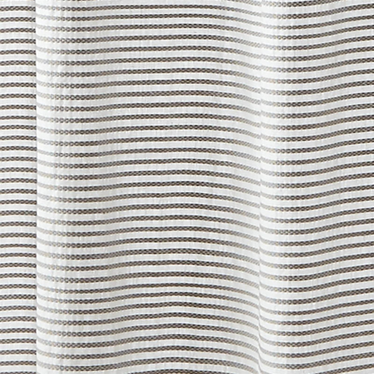 72-inch Stripes Cotton Shower Curtain with Tassels