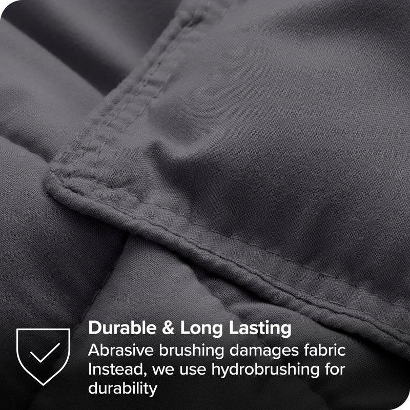 Down Alternative Comforter Set in Grey