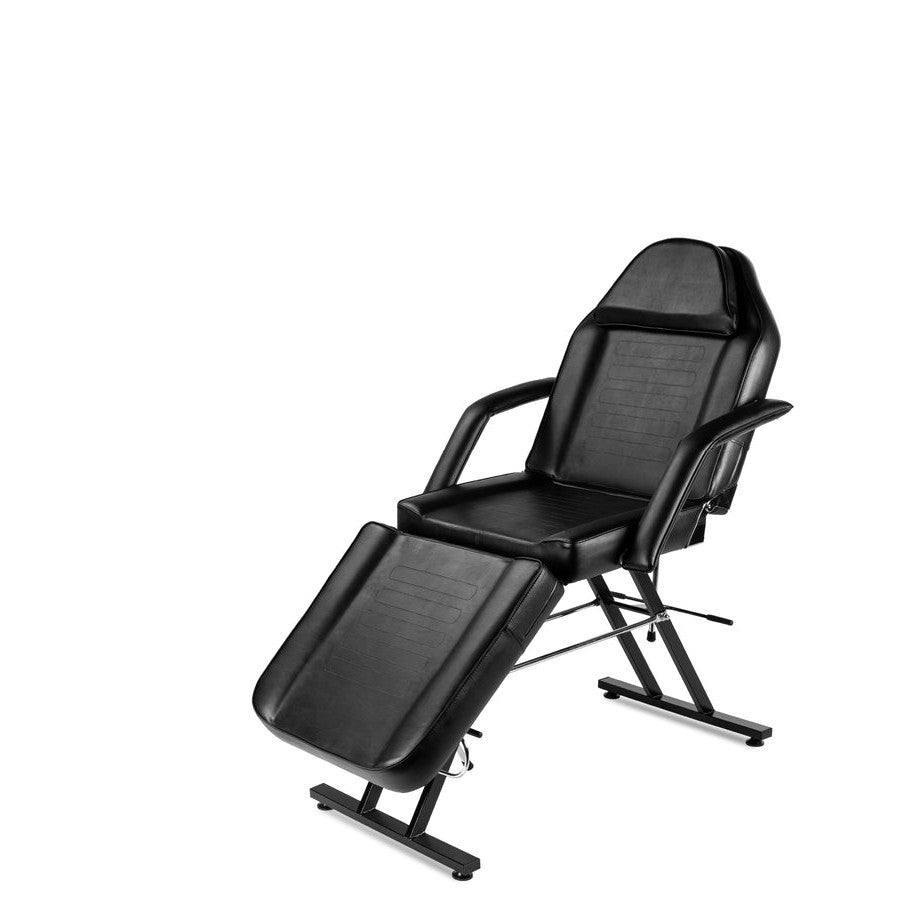 Black Adjustable Massage Bed Salon Chair w/ Hydraulic Stool *