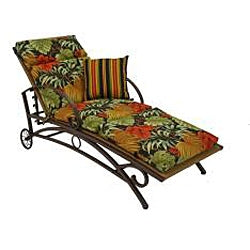 Resin Wicker / Steel Multi-Position Chaise Lounge Chair Recliner *