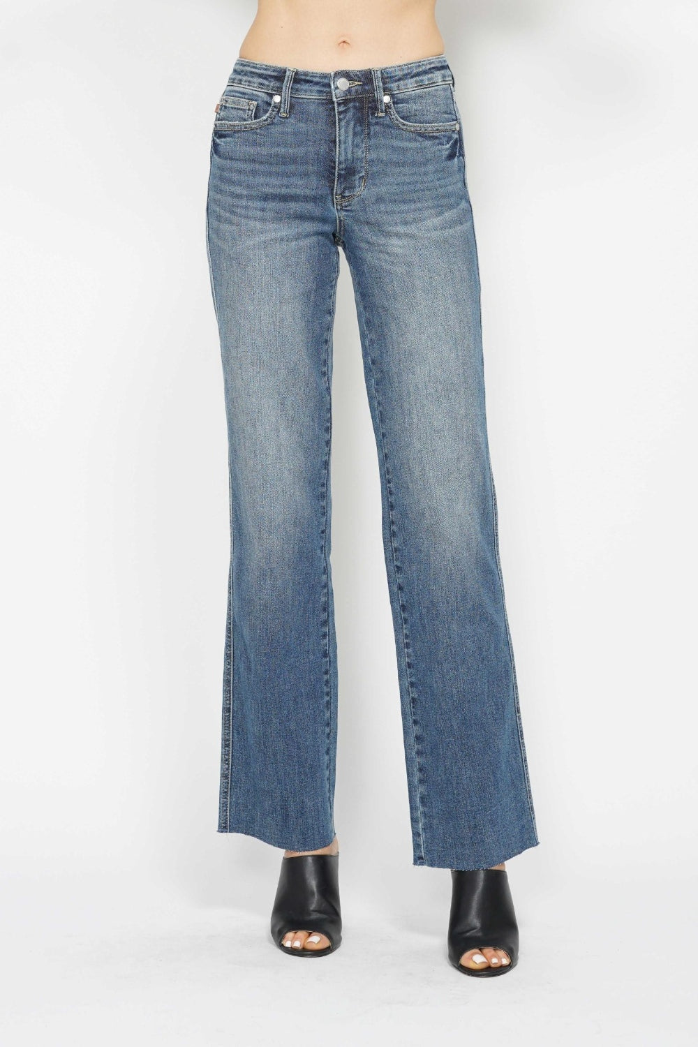 Judy Blue Full Size Tummy Control Straight Jeans *