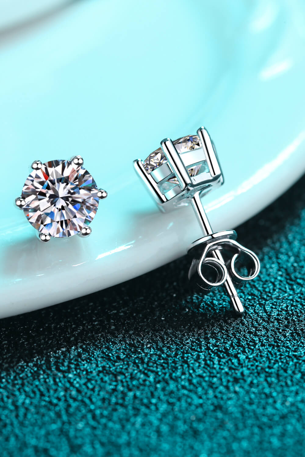 Adored Moissanite Stud Earrings *