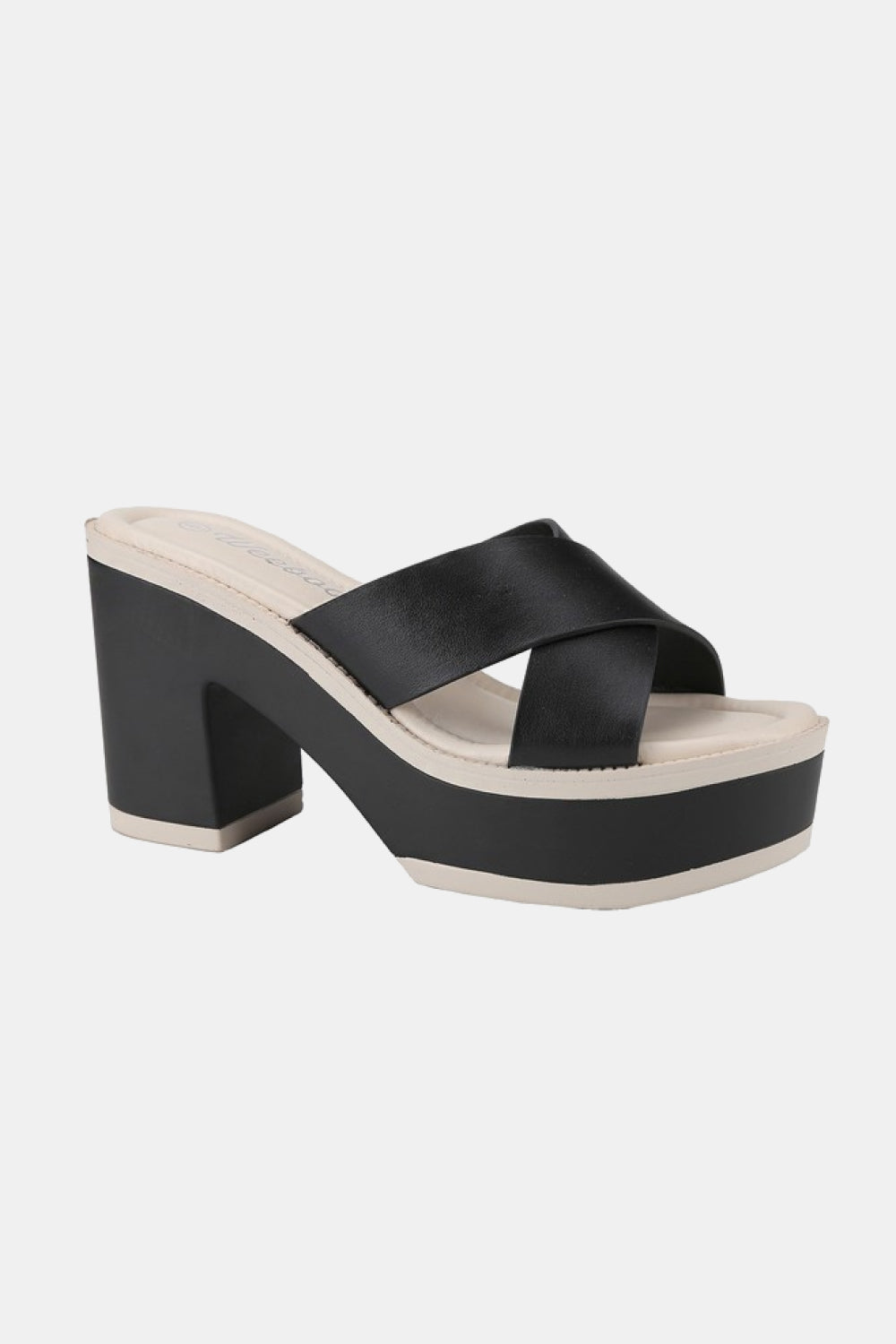 Weeboo Cherish The Moments Contrast Platform Sandals *