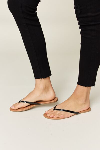 WILD DIVA PU Leather Open Toe Sandals *