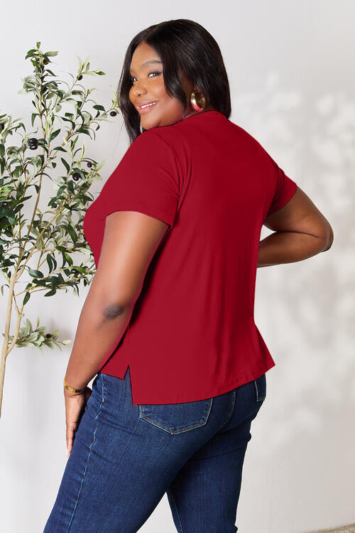 Basic Bae Full Size Round Neck Short Sleeve T-Shirt *