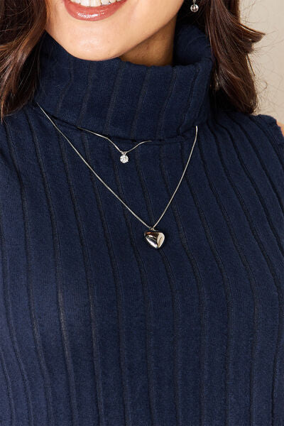 Basic Bae Full Size Ribbed Turtleneck Tank *
