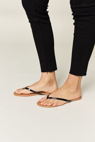 WILD DIVA PU Leather Open Toe Sandals *