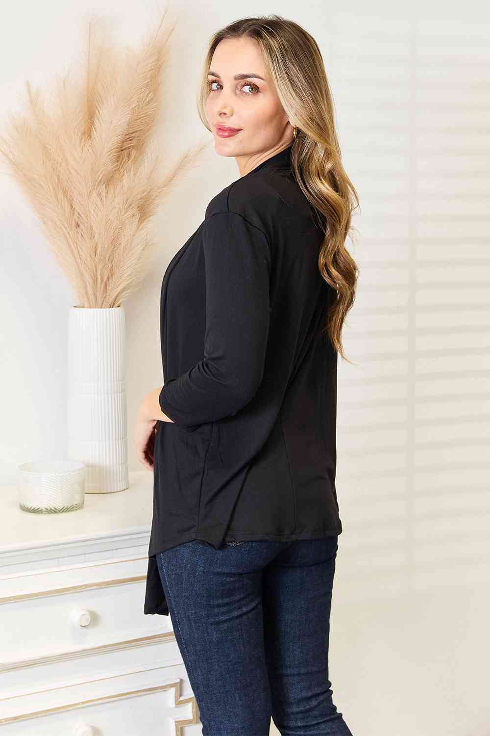 Culture Code Full Size Open Front Cardigan *