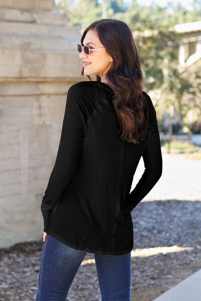 Basic Bae Full Size Round Neck Long Sleeve T-Shirt *