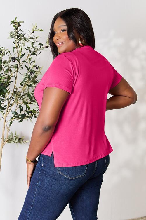 Basic Bae Full Size Round Neck Short Sleeve T-Shirt *