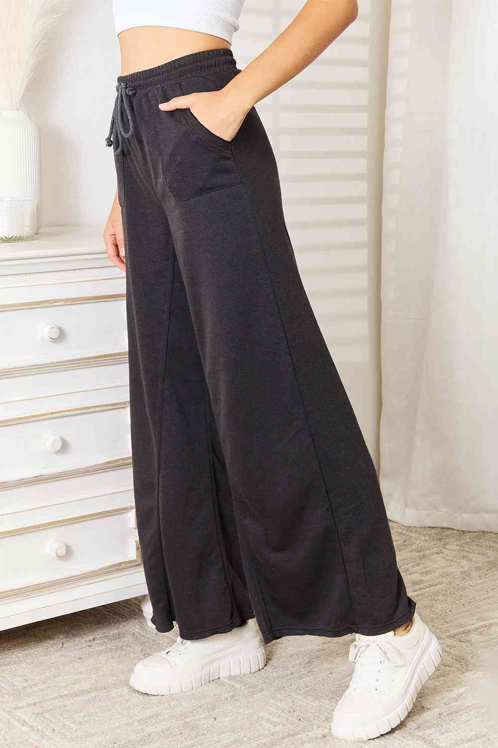 Basic Bae Wide Leg Pocketed Pants *