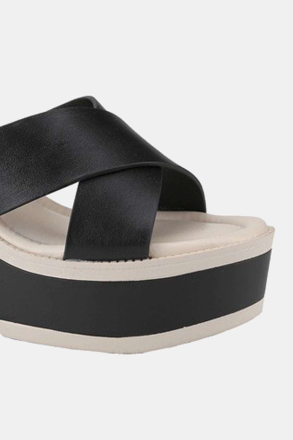 Weeboo Cherish The Moments Contrast Platform Sandals *