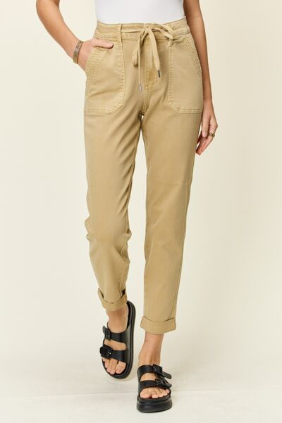 Judy Blue Full Size High Waist Jogger Jeans *