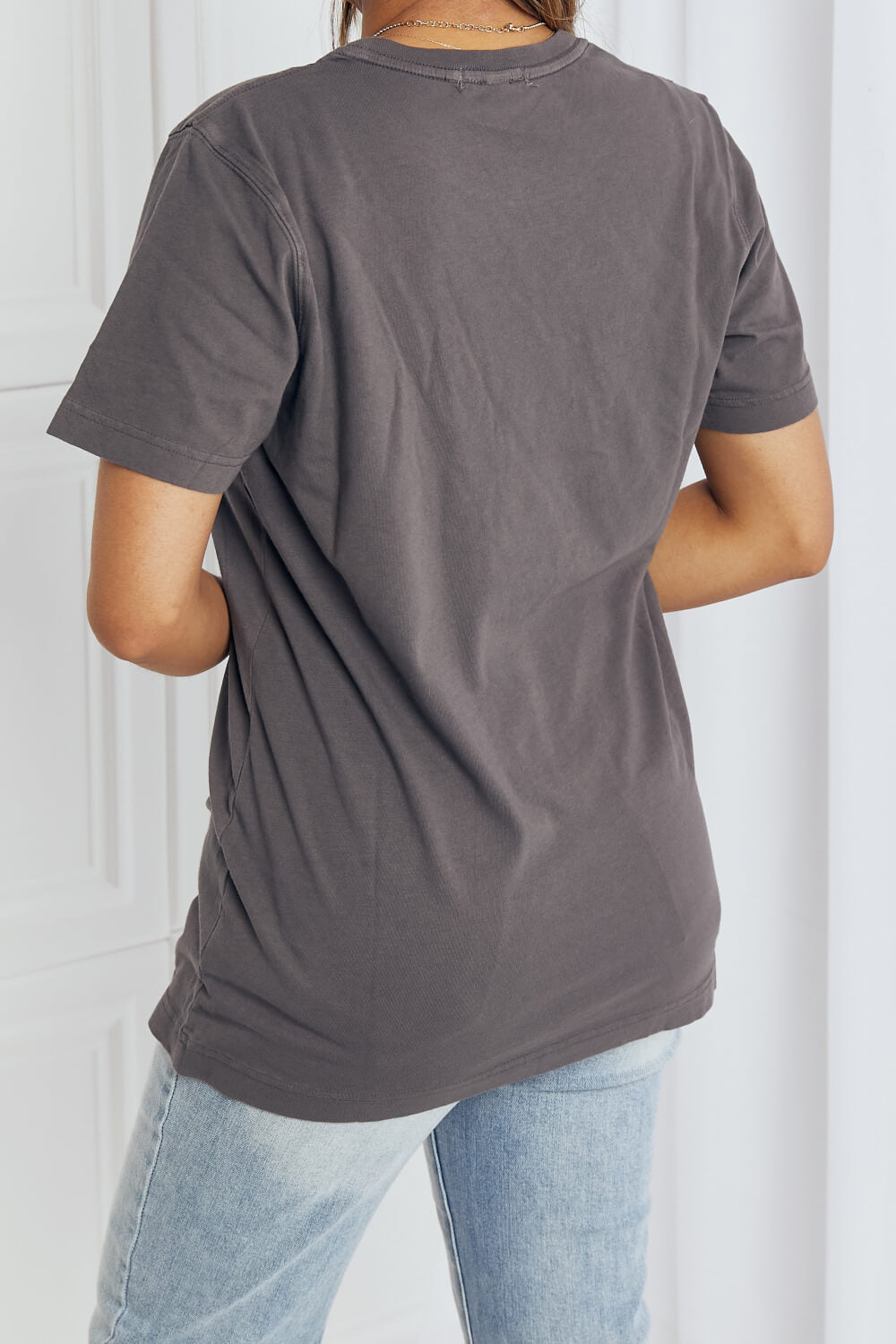 mineB Full Size Eagle Graphic Tee Shirt *