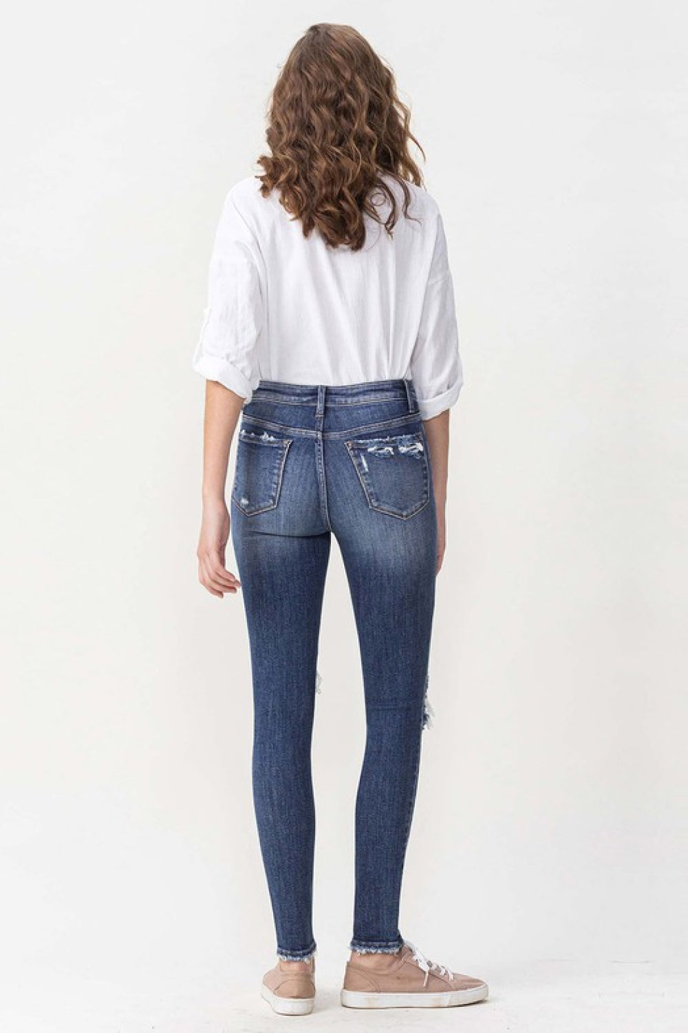 Lovervet Hayden Full Size High Rise Skinny Jeans *