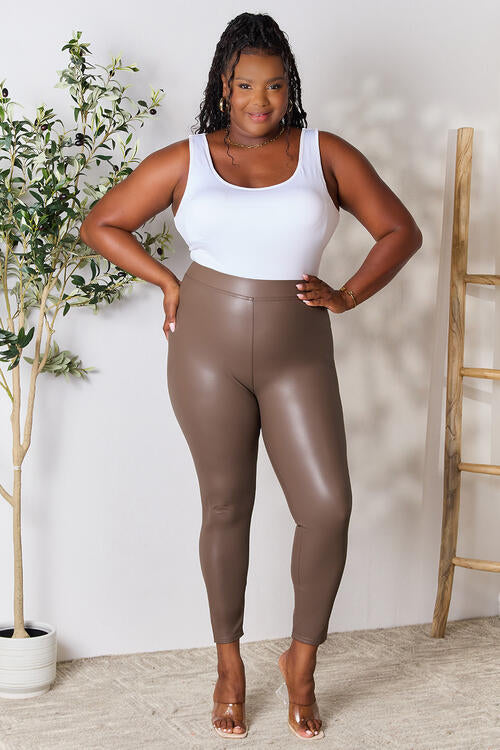 e.Luna Full Size High Waist Skinny Pants *