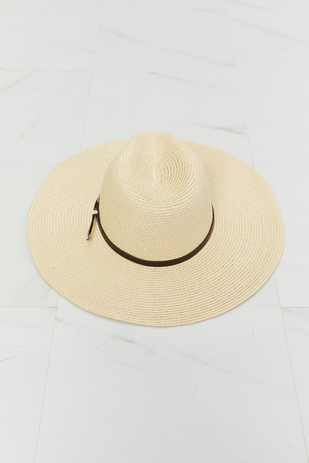 Fame Boho Summer Straw Fedora Hat *
