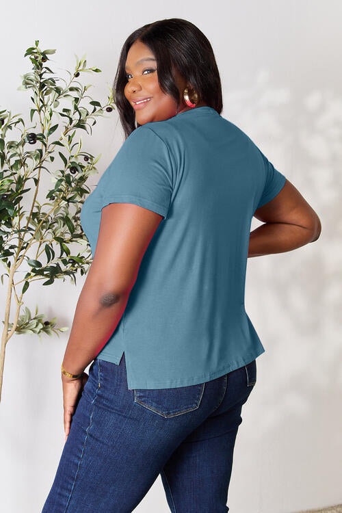 Basic Bae Full Size Round Neck Short Sleeve T-Shirt *