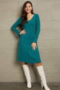Culture Code Full Size Chevron Upper Bodycon Midi Dress *