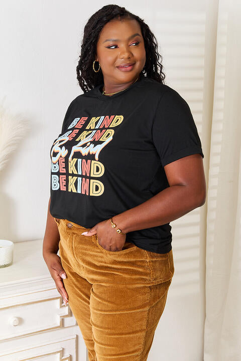 Simply Love BE KIND Graphic Round Neck T-Shirt *