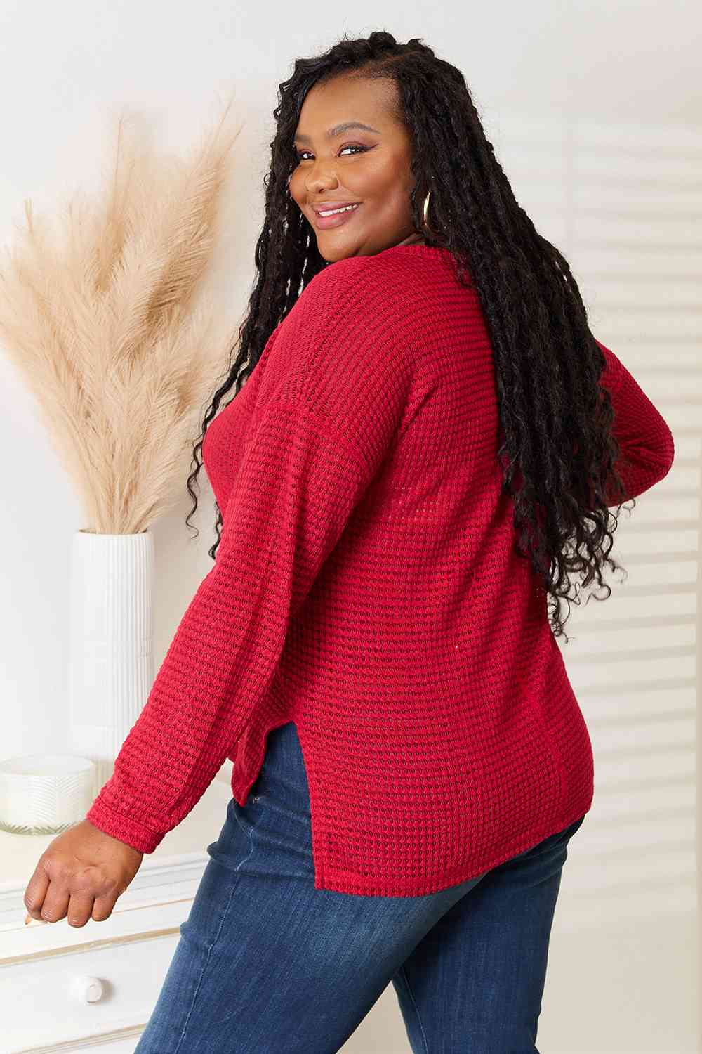 Culture Code Full Size Wide Notch Relax Top *